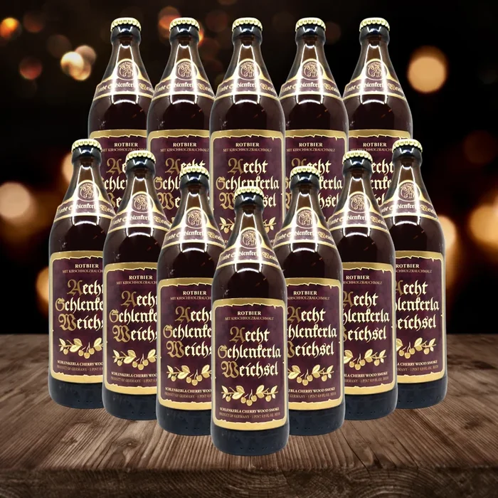 Schlenkerla Weichsel German Rotbier 500ml Bottles – 4.6% ABV (12 Multipack)