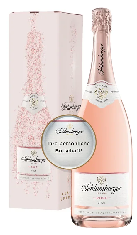 Schlumberger Rosé Brut Personalisierbar im Geschenkkarton 1,5 L