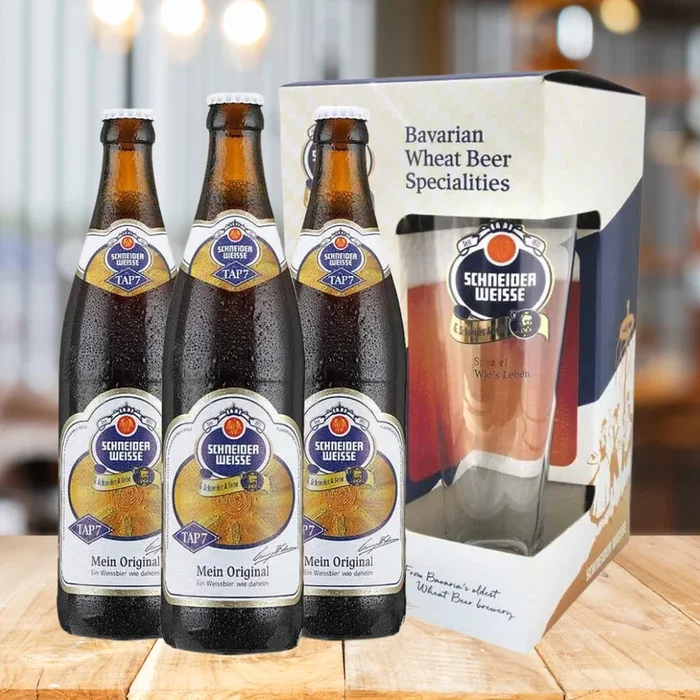 Schneider Weisse Tap 7 Wheat Beer Gift Set with Glass