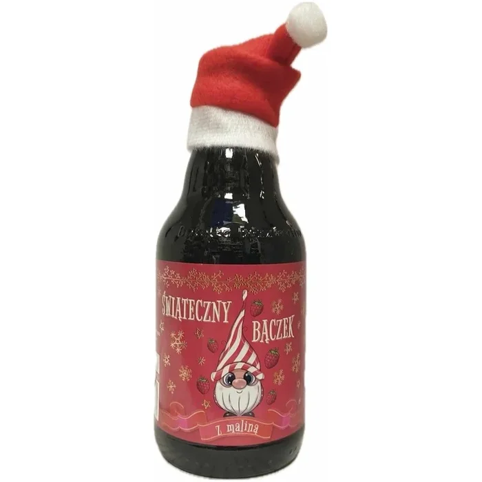 SCHNURRBART WEIHNACHTSKREISEL MIT HIMBEERE