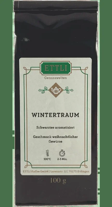 Schwarztee aromatisiert Wintertraum