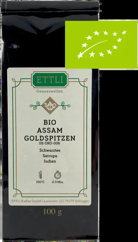 Schwarztee Bio Assam Goldspitze Satrupa – DE-ÖKO-006