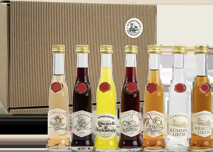 Schwechower Kleine Liköre – Gift set (7x liqueur)