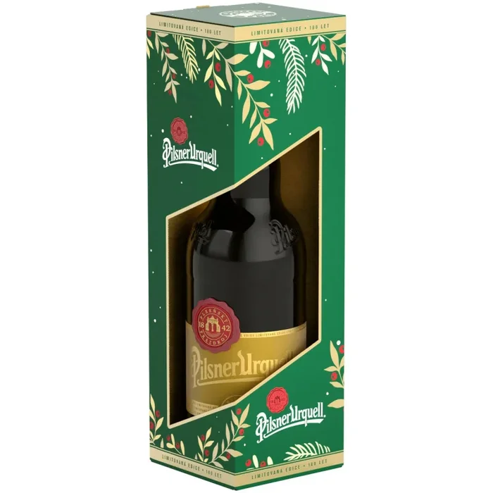 SET Pilsner Urquell 1L + BOX – limitierte Auflage (original tschechisch)