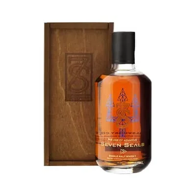 Seven Seals Whisky The Age of Aquarius Limited Release in Holzkiste 50cl