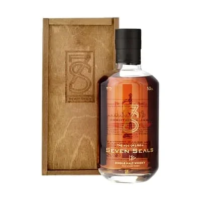 Seven Seals Whisky The Age of Libra Limited Release in Holzkiste 50cl