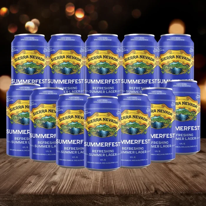 Sierra Nevada American Summerfest Bohemian Lager 355ml Cans – 5.0% ABV (12 Pack)