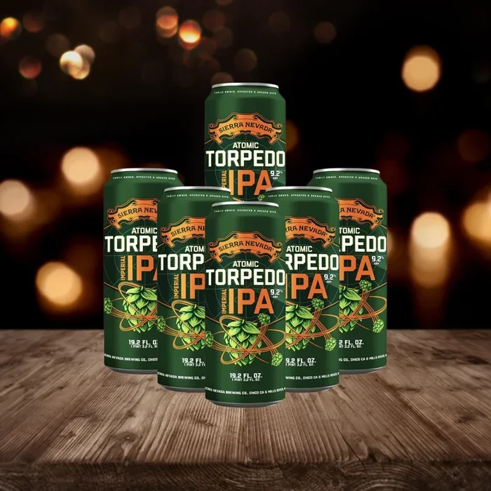 Sierra Nevada Atomic Torpedo Imperial American IPA 568ml Cans – 9.2% ABV (6 Pack)