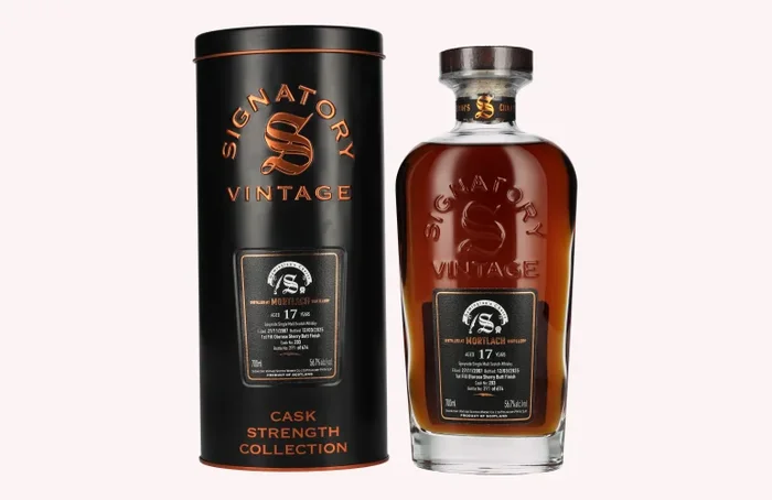 Signatory Vintage SYMINGTON’S CHOICE 17 Years Old MORTLACH Oloroso Sherry Butt #203 2007 56,7% Vol. 0,7l in Tinbox