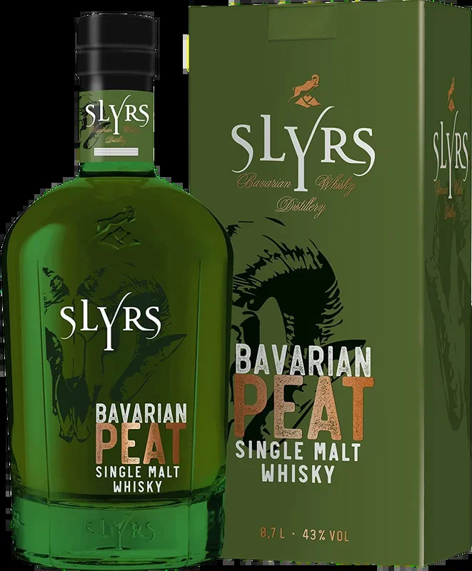 Slyrs Bavarian Peat Single Malt Whisky – in Geschenkbox