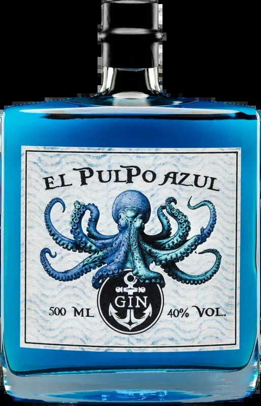 Smutje El Pulpo Azul – Gin with color change