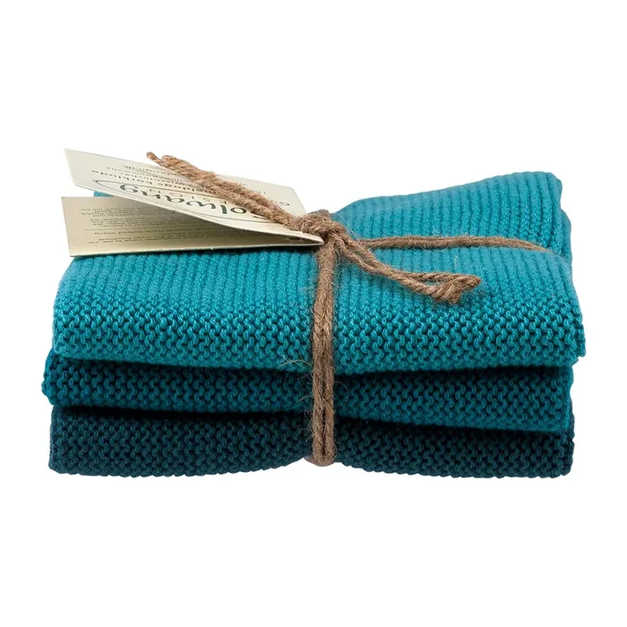 Solwang | Wischtücher 3er Set | Azure Blau Kombi