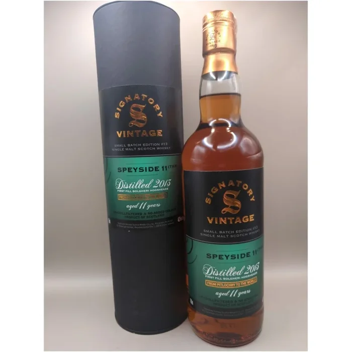 SPEYSIDE 11 2013 – Aged 11 Years Speyside Single Malt Scotch Whisky leżakowana w beczce po czerwonym winie 48,2% 0,7l – Signatory Vintage