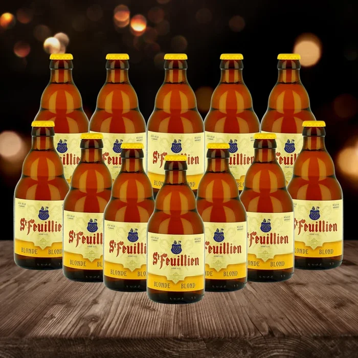 St Feuillien Belgian Blonde Beer 330ml Bottles (12 Pack) – 7.5% ABV