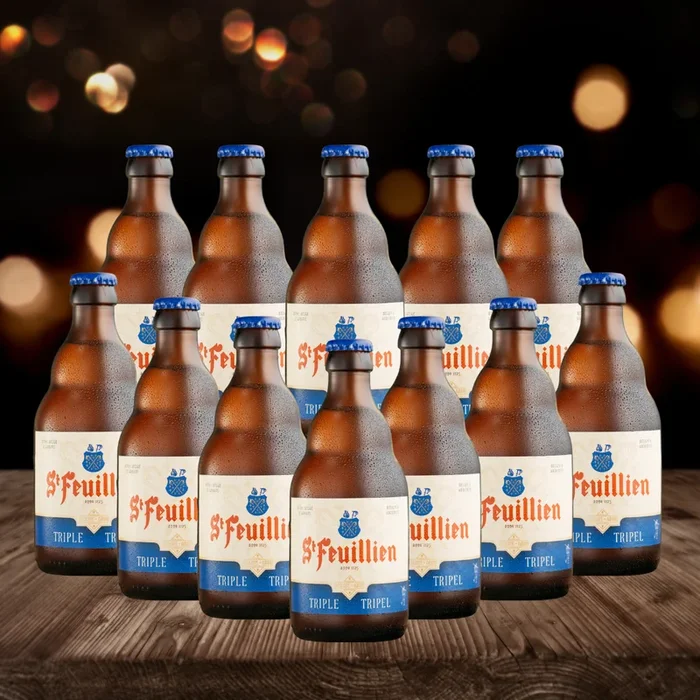 St Feuillien Belgian Tripel 330ml Bottles – 8.5% ABV (12 Pack)