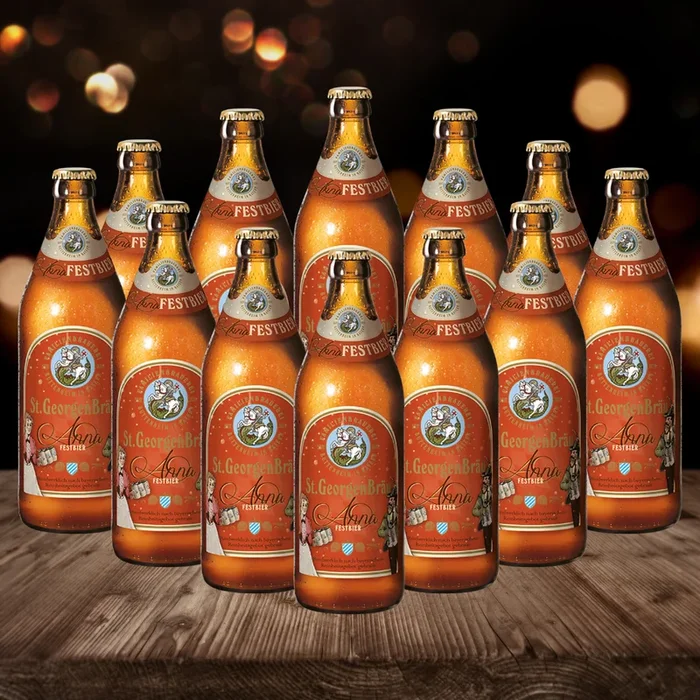 St. Georgen Annafest Festbier German 500ml Bottles – 5.6% ABV (12 Pack)