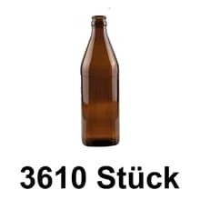 Standard Bierflasche BAVARIAN CRAFT 0,33 Liter – 3610 Stück auf Palette