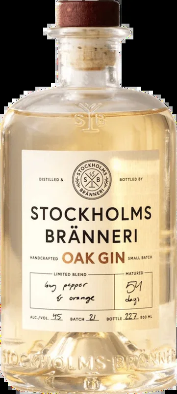 Stockholms Bränneri Oak Gin – Barrel-aged dry gin