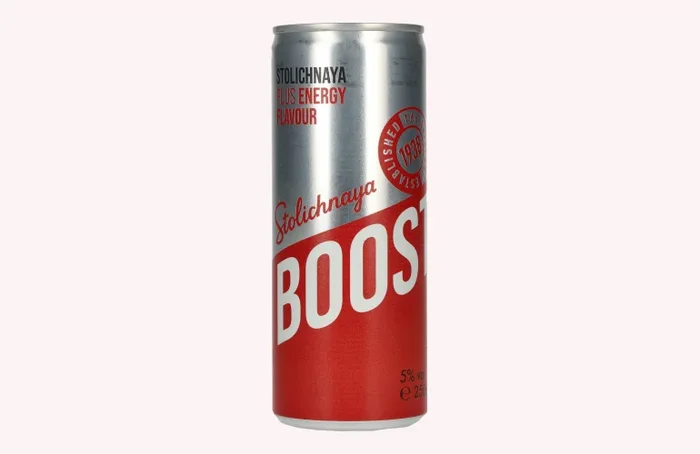 Stolichnaya Boost Plus ENERGY Flavour 5% Vol. 0,25l Dose