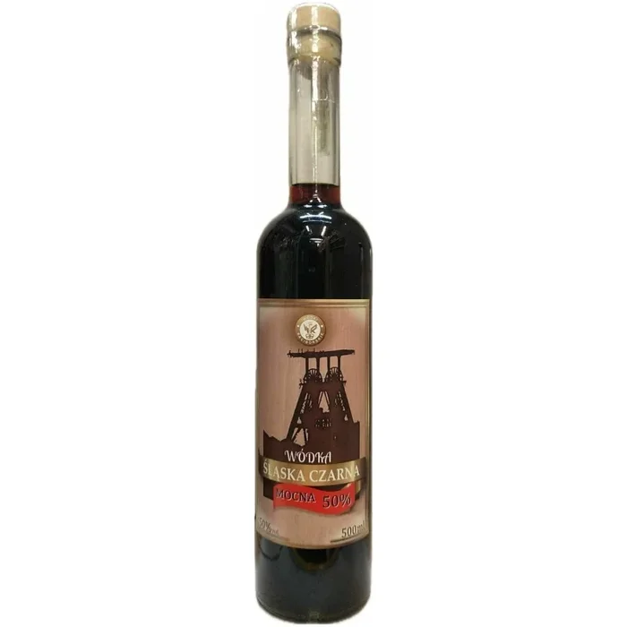STRONG SILESIAN BLACK VODKA 50% – WITH STOPPER