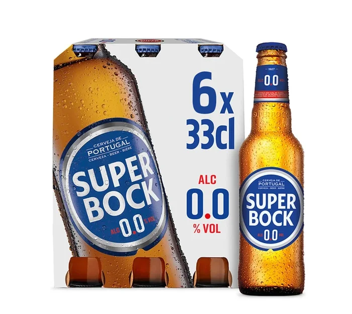 Super Bock 0.0% Alkoholfreies Bier 33cl 6 Pack | Jetzt kaufen