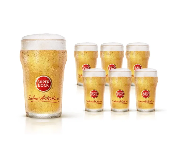 Super Bock Bicchiere non filtrato 6×30cl | Acquista ora nel nostro negozio di bevande