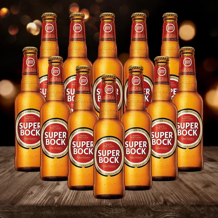 Super Bock Portuguese Lager 330ml Bottles – 4.7% ABV (12 Pack)