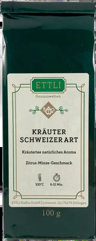 Swiss-style“ herbal tea