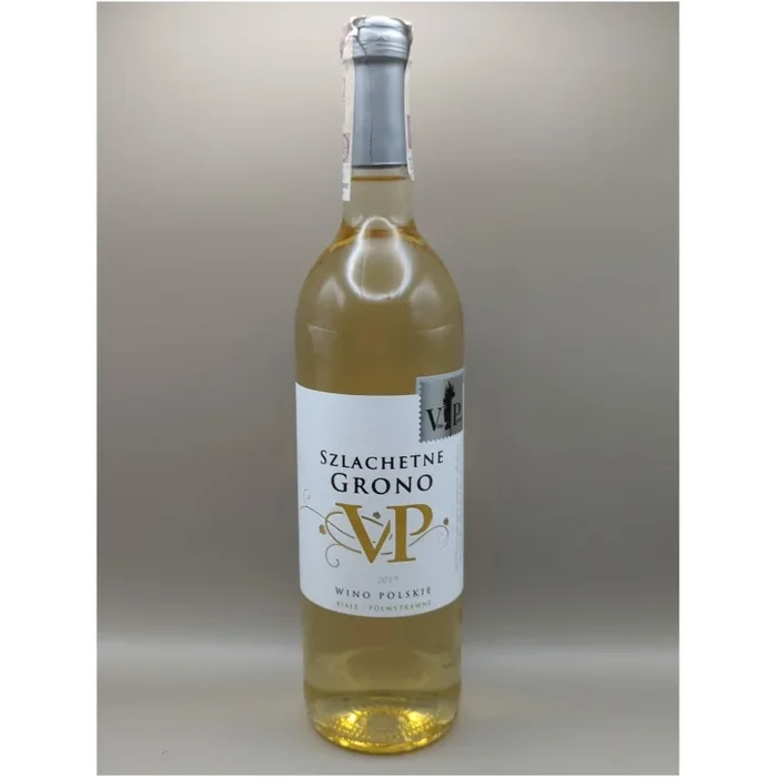 SZLACHETNE GRONO Wino polskie 2019 Riesling Gewürztraminer Pinot Gris Muscat Ottonel – Białe półwytrawne