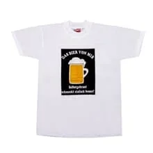 T-Shirt DAS BIER VON MIR weiß