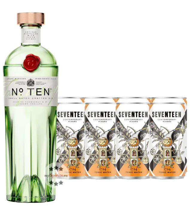 Tanqueray No. Ten Gin & 8 x 1724 Tonic Water