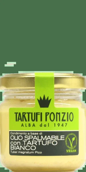 Tartufi Ponzio Olio Spalmabile con Tartufo Bianco