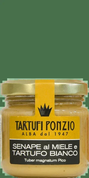 Tartufi Ponzio Senf mit Honig und weißem Trüffel