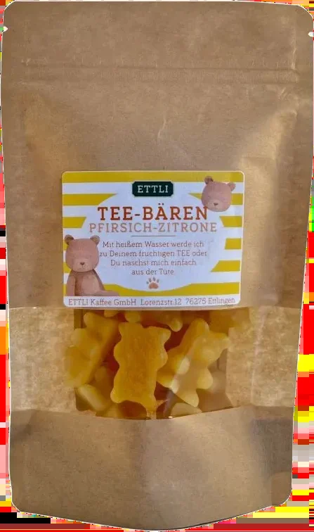 Tee Bären „Pfirsich Zitrone“
