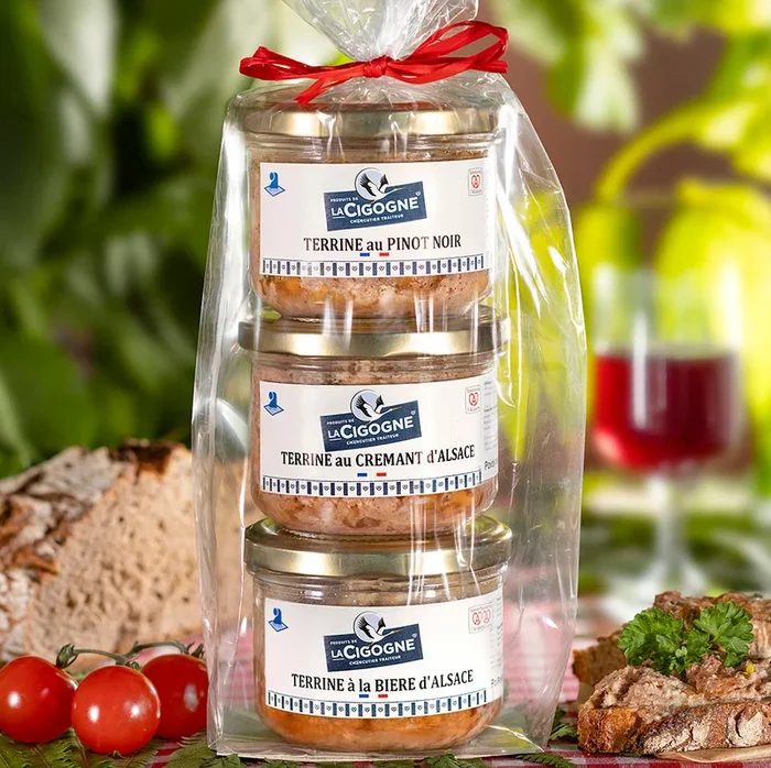 Terrine Set „La cigogne“ 3x180g
