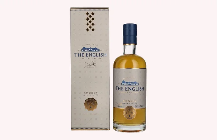 The English Smokey Single Malt Whisky 43% Vol. 0,7l in Geschenkbox