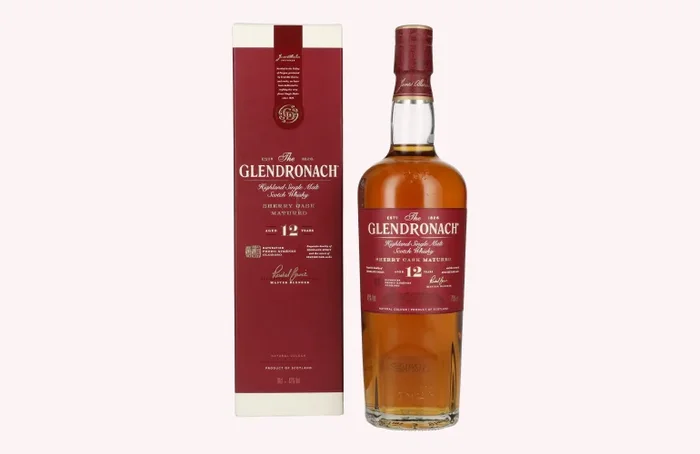 The GlenDronach 12 Years Old SHERRY CASK MATURED Highland Single Malt 43% Vol. 0,7l in Geschenkbox
