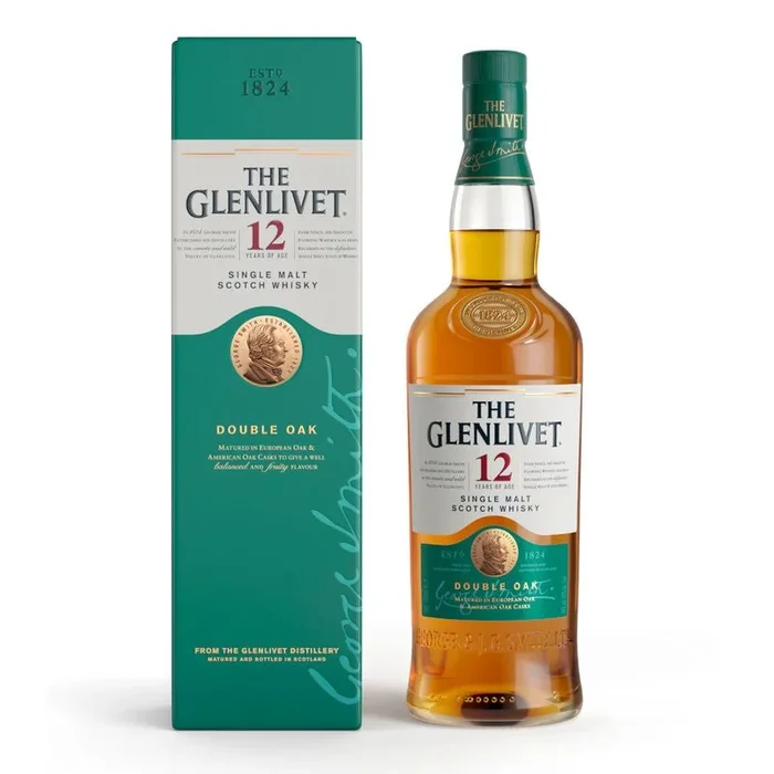 The Glenlivet 12 Years Double Oak – Single Malt Scotch Whisky Flasche (0,7 Liter)