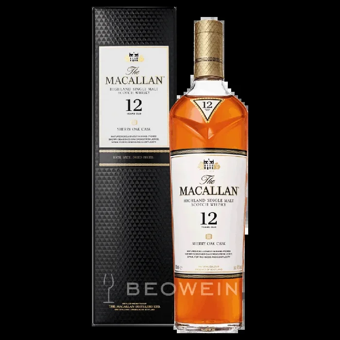 The Macallan Sherry Oak 12 Jahre 0,7 l – tgh24 – Fachgroßhandel für Getränke