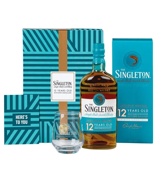 The Singleton of Dufftown 12 Jahre Whisky Geschenkset mit Glas