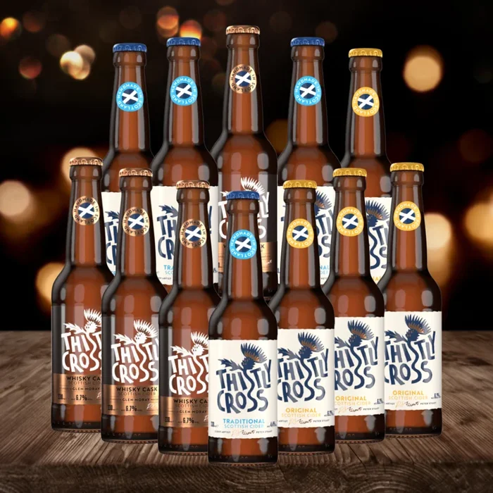 Thistly Cross Craft Cider Mixed Case Gift Set – 330ml Bottles (12 Pack)