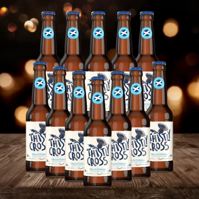 Thistly Cross Traditional Craft Cider 330ml Bottles – 4.4% ABV (12 Pack)