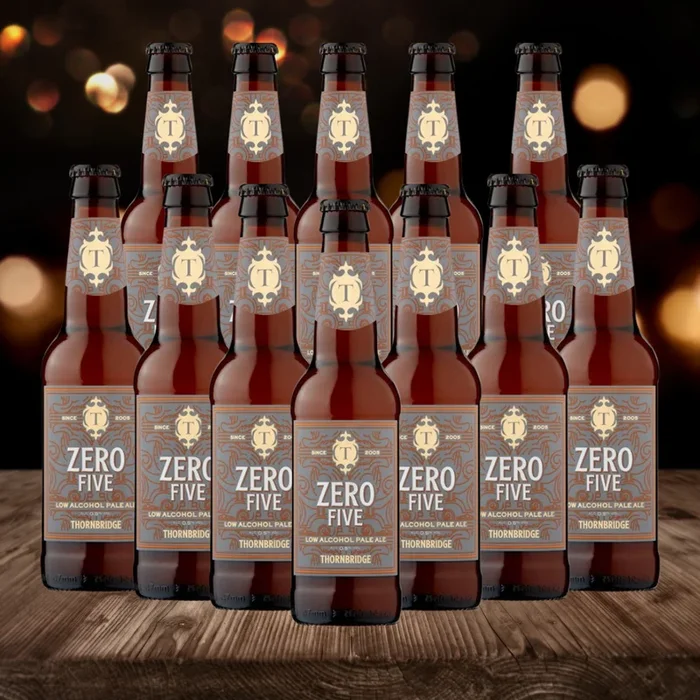 Thornbridge Brewery Zero Five Low Alcohol Pale Ale 330ml Bottles (12 Pack)- 0.5% ABV