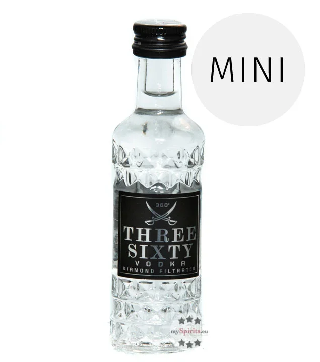 Three Sixty Vodka Mini 4cl