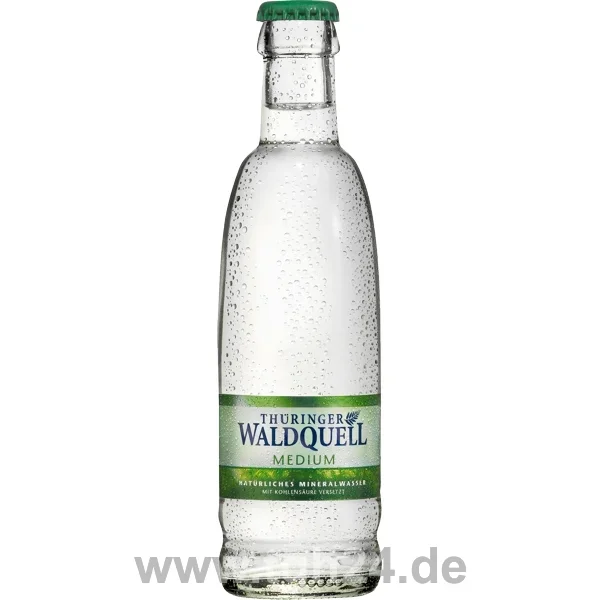 Thür.Waldquell Medium Exclusiv 20×0,25 l – tgh24 – Fachgroßhandel für Getränke