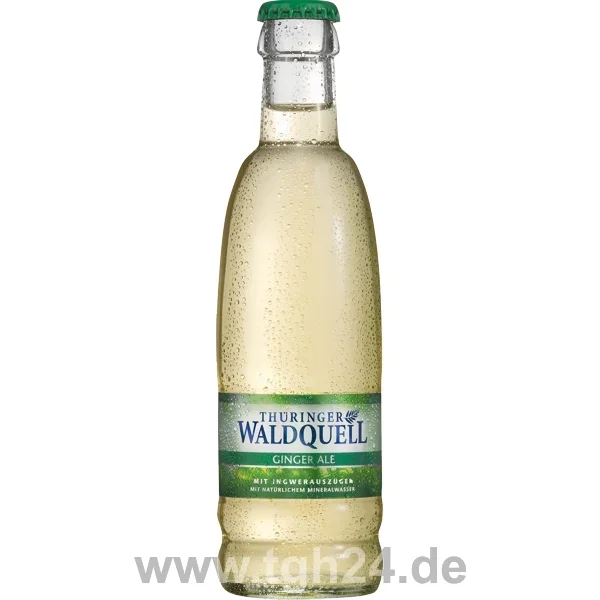 Thüringer Waldquell Ginger Ale Gourmet 20×0,25 l – tgh24 – Fachgroßhandel für Getränke