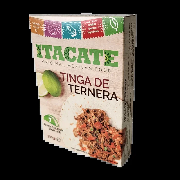Tinga de Ternera / gezupftes und gewürztes Rindfleisch Taco Fleisch von Itacate 300g