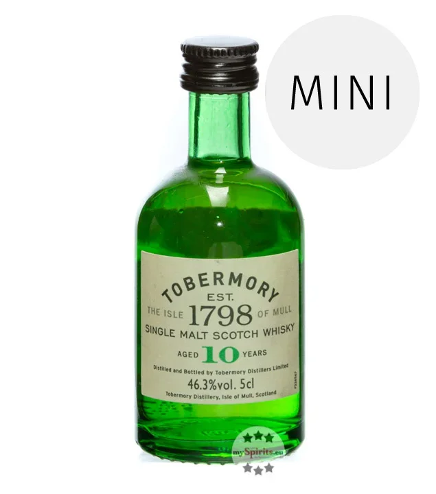 Tobermory 10 Jahre Whisky Miniatur 5cl