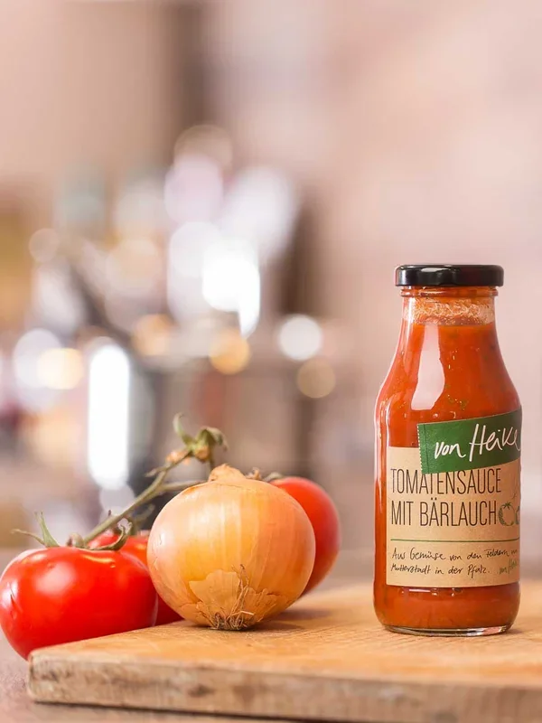 Tomaten Sauce mit Bärlauch