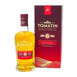 Tomatin 21 Years Bourbon Barrels Single Malt Scotch Whisky 0,7l Flasche